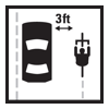 Allow 3 feet when passing bicyclists.