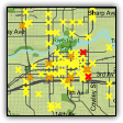 Spokane County pedestrian collision map